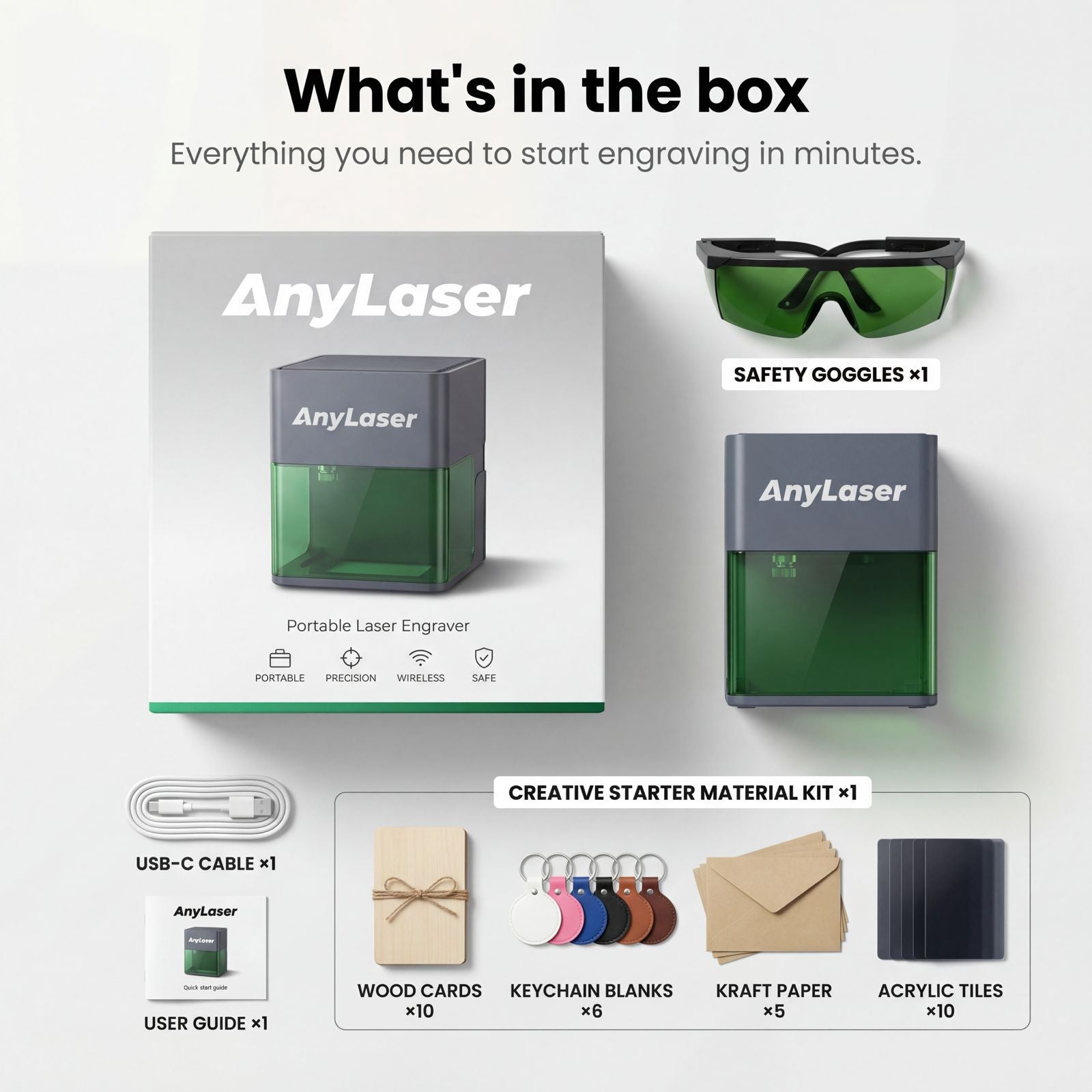 ANYLASER | The Most Compact Laser Engraver